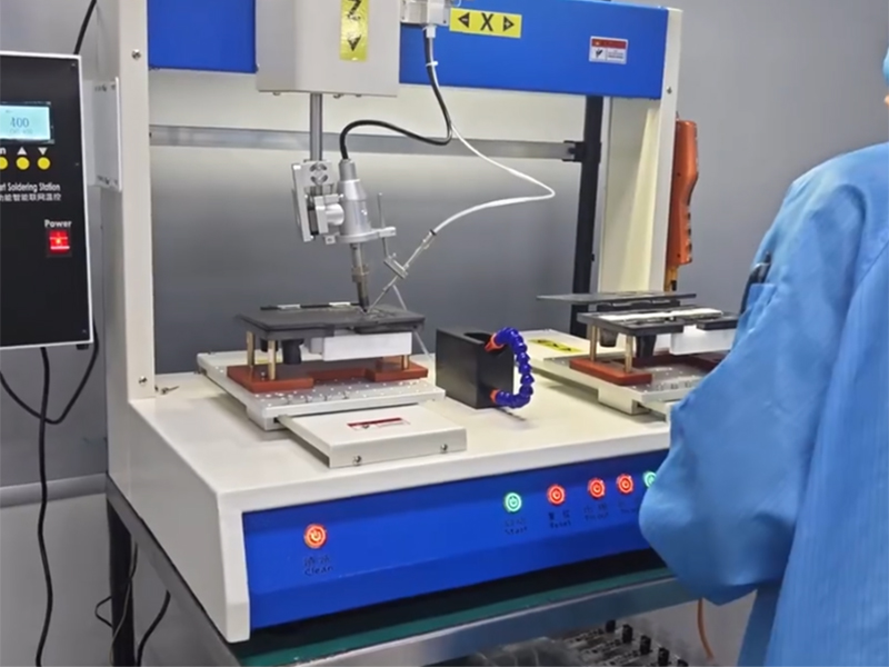 博贝自动焊锡机，操作简单，可自动完成破锡、送锡、焊接全过程！ 自动化设备 自动焊锡机 焊锡机厂家